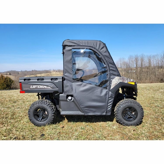 3 Star Black Zippered Soft Full Doors - CF Moto UForce 600