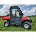 3 Star Black Zippered Soft Full Doors - Hisun HS 400, Coleman Outfitter 400