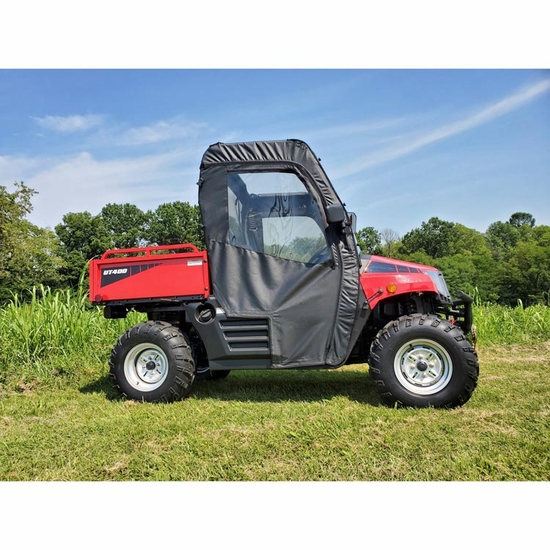 3 Star Black Zippered Soft Full Doors - Hisun HS 400, Coleman Outfitter 400 - alt image 0
