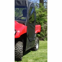 3 Star Black Zippered Soft Full Doors - Honda Big Red