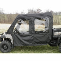 3 Star Black Zippered Soft Full Doors - John Deere Gator XUV 550 S4, 560 S4, 590 S4