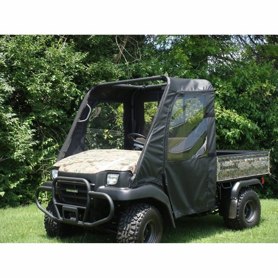 3 Star Black Zippered Soft Full Doors - Kawasaki Mule 3000, 3010 - alt image 0