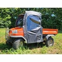 3 Star Black Zippered Soft Full Doors - Kubota RTV 900