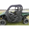 3 Star Black Zippered Soft Full Doors - Yamaha Viking 700
