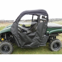 3 Star Black Zippered Soft Full Doors - Yamaha Viking 700