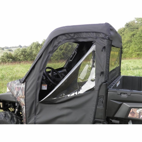 3 Star Camo Full Doors and Rear Window w/ Zippers - 2013-25 Full Size Polaris Ranger w/ Pro-Fit Cage - alt image 0