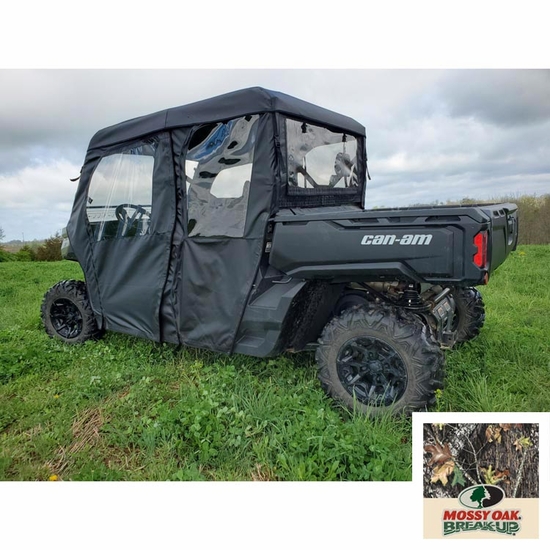 3 Star Camo Full Doors and Rear Window w/ Zippers - Can Am Defender Max