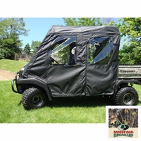 3 Star Camo Full Doors and Rear Window w/ Zippers - Kawasaki Mule 3010 Trans