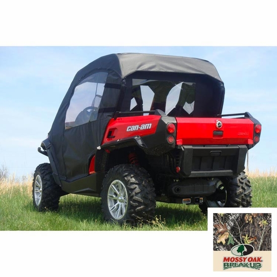 3 Star Camo Full Doors w/ Zippers and Rear Window - 2011-20 Can Am Commander