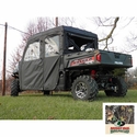3 Star Camo Full Doors w/ Zippers and Rear Window - 2014-20 Full Size Polaris Ranger Crew w/ Pro-Fit Cage