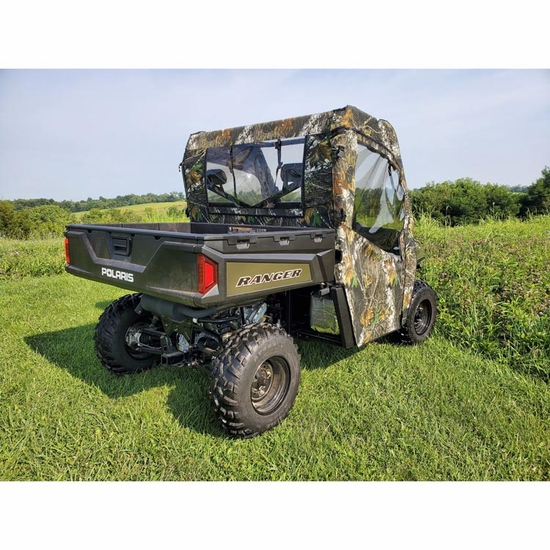 3 Star Camo Full Doors w/ Zippers and Rear Window - 2016-24 Full Size Polaris Ranger 570 - alt image 2