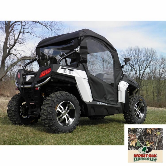 3 Star Camo Full Doors w/ Zippers and Rear Window - CF Moto ZForce 600, 600EX