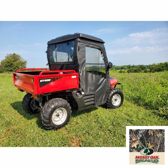 3 Star Camo Full Doors w/ Zippers and Rear Window - Coleman Outfitter 400, Hisun HS 400