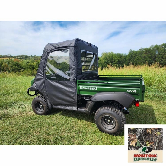 3 Star Camo Full Doors w/ Zippers and Rear Window - Kawsaki Mule 4000, 4010