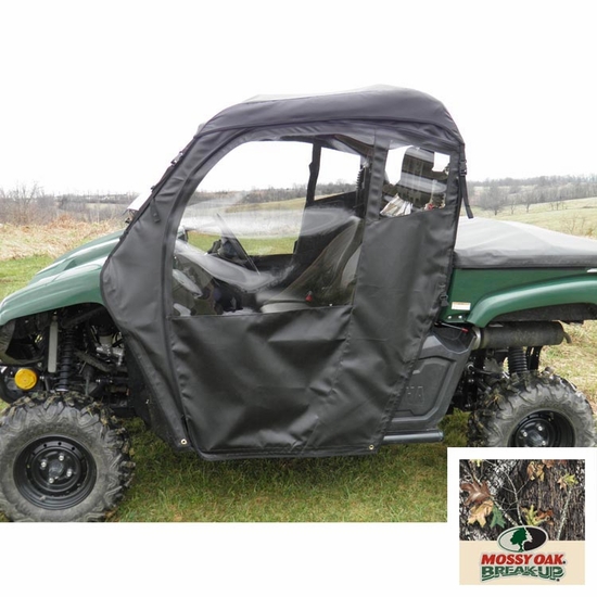 3 Star Camo Full Doors w/ Zippers and  Rear Window - Yamaha Viking 700