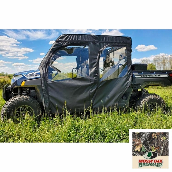 3 Star Camo Soft Full Doors - 2011-14 Mid Size Polaris Ranger 500, 570 Crew