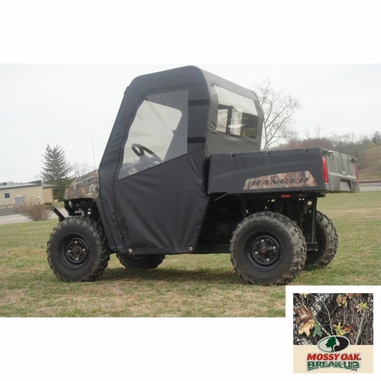3 Star Camo Soft Full Doors and Rear Window - 2010-14 Mid Size Polaris Ranger 400, 500, 570, 800, EV