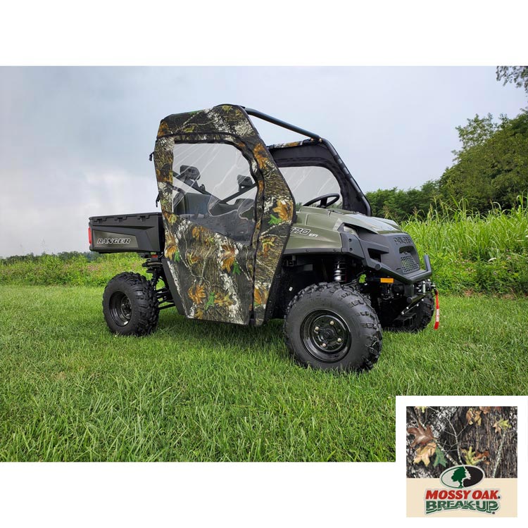 ホルスター カーキ キャンバス 2016-24 Full Size Polaris Ranger 570 Camo Doors, Rear Window