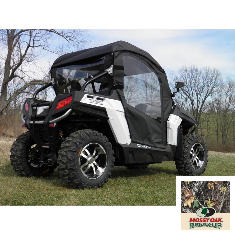 CF Moto ZForce 600EX Camo 3 Star Full Doors, Rear Window