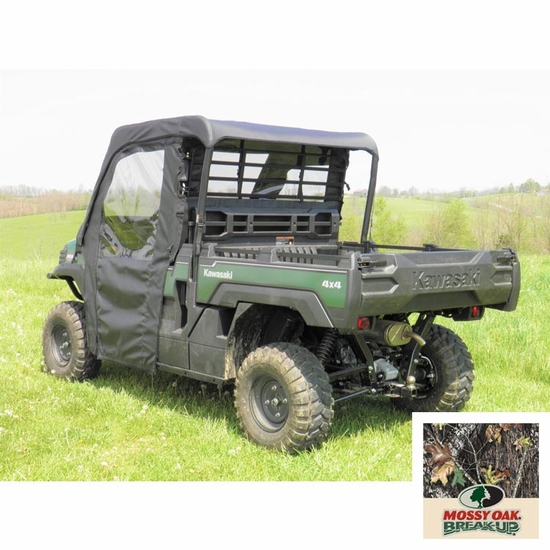 3 Star Camo Soft Full Doors and Rear Window - Kawasaki Mule Pro-FX, DX