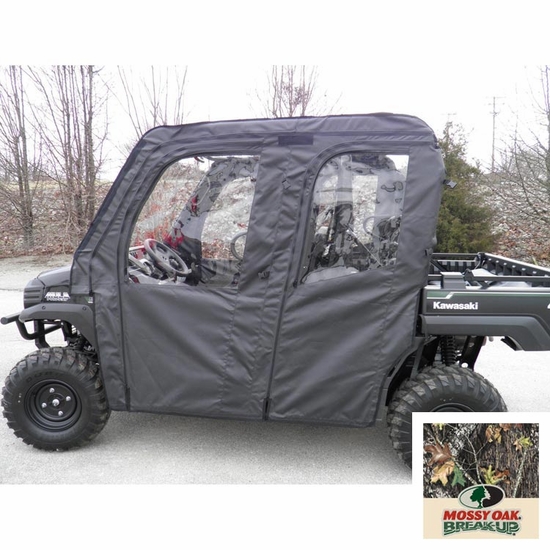 3 Star Camo Soft Full Doors and Rear Window - Kawasaki Mule Pro-FXT, DXT