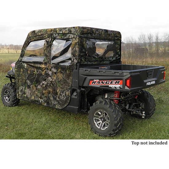 3 Star Camo Soft Full Doors and Rear Window w/ Zippers - 2019-25 Polaris Ranger Crew 1000, XP 1000