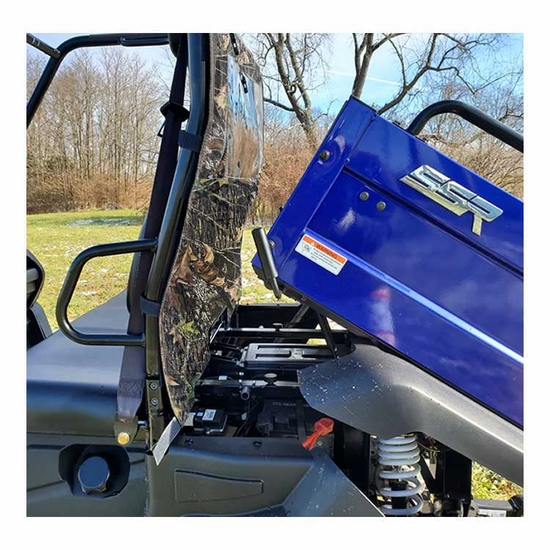 3 Star Camo Soft Full Doors and Rear Window w/ Zippers - SSR Bison 200, 400 - alt image 3