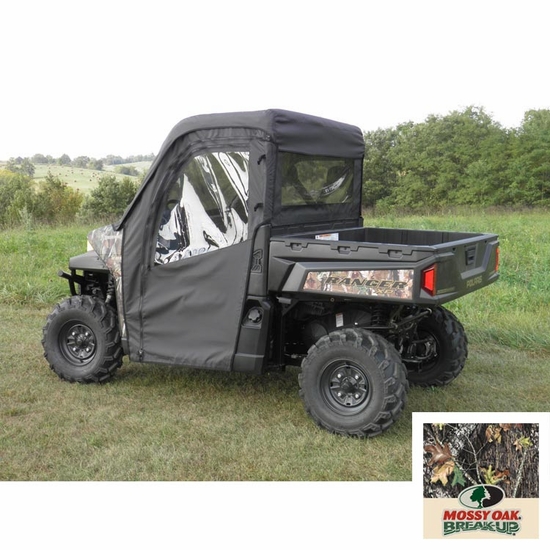 3 Star Camo Soft Full Doors and Zippered Rear Window - 2013-25 Full Size Polaris Ranger w/ Pro-Fit Cage