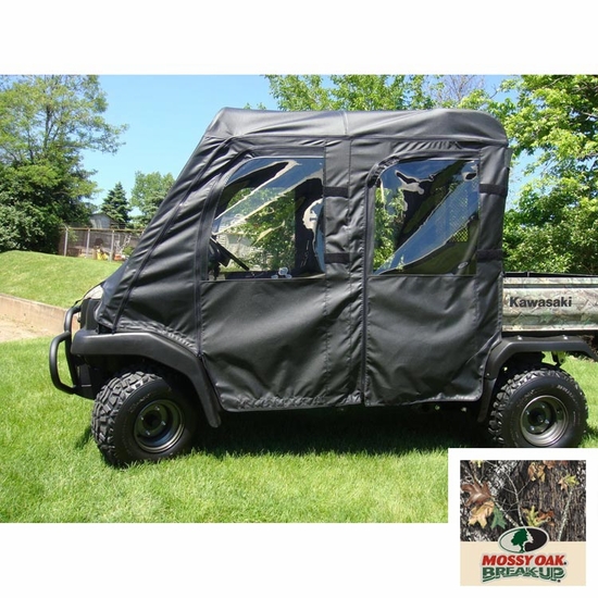 3 Star Camo Soft Full Doors and Zippered Rear Window - Kawasaki Mule 3010 Trans