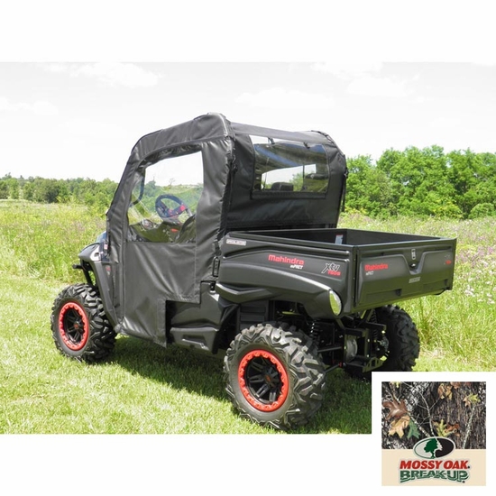 3 Star Camo Soft Full Doors and Zippered Rear Window - Mahindra mPact XTV 3 Seaters