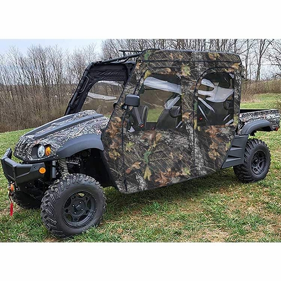 3 Star Camo Soft Full Doors w/ Zippers - Hisun HS 750 Crew