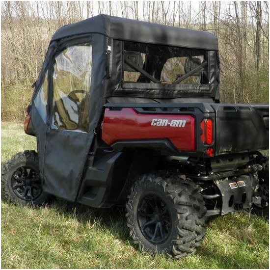 3 Star Camo Soft Full Doors w/ Zippers, Rear Window and Top - Can Am Defender - alt image 1
