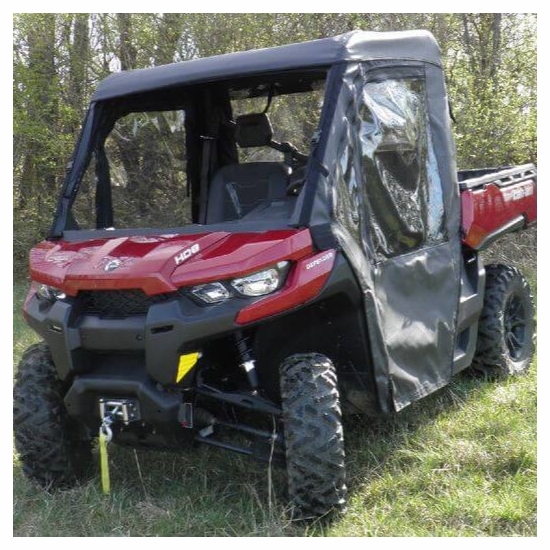 3 Star Camo Soft Full Doors w/ Zippers, Rear Window and Top - Can Am Defender - alt image 7