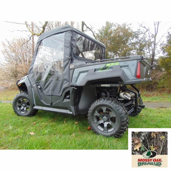 3 Star Camo Soft Half Doors and Rear Window - Arctic Cat, Textron Prowler Pro