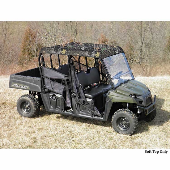 3 Star Camo Soft Top - 2011-14 Mid Size Polaris Ranger 500, 570 Crew - alt image 0
