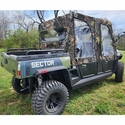 3 Star Camo Soft Upper Doors and Rear Window - Hisun Sector 750 Crew