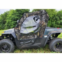 3 Star Camo Soft Upper Doors and Zippered Rear Window - Hisun Strike 250