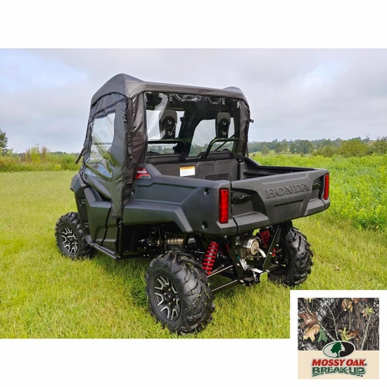 3 Star Camo Soft Upper Doors and Zippered Rear Window - Honda Pioneer 700