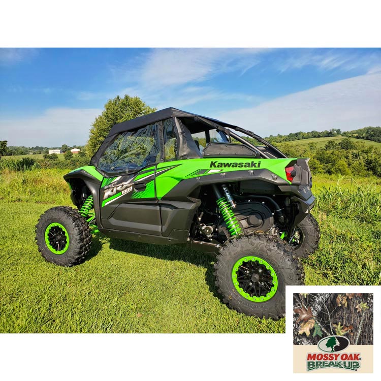 Buy a Kawasaki Teryx KRX 1000 Camo 3 Star Upper Doors & Zip Open