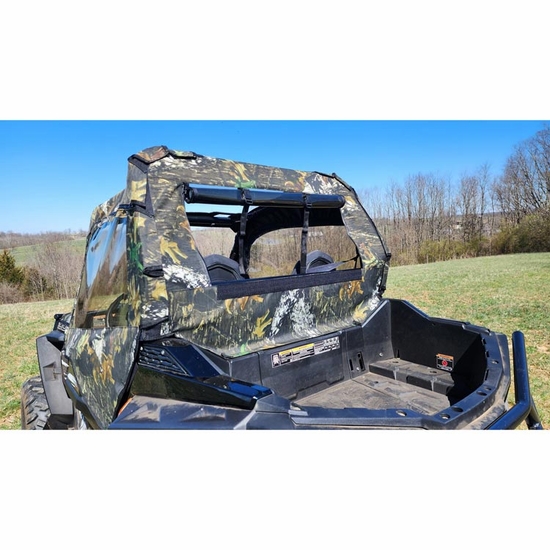 3 Star Camo Soft Upper Doors and Zippered Rear Window - Polaris RZR S 1000, 900, S 900 - alt image 1