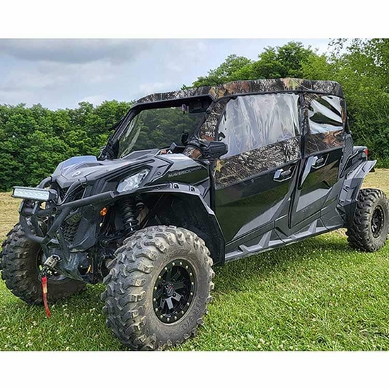 3 Star Camo Soft Upper Doors, Rear Window and Top - Can Am Maverick Sport Max
