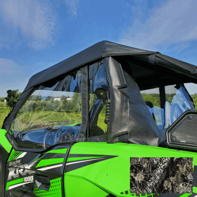 ★Raw様★カスタムキュー★ネッドモリス★10山★美カーリーメイプル★良品★希少 CFMOTO UForce 1000 XL Camo 3 Star Soft Full Doors & Rear Window