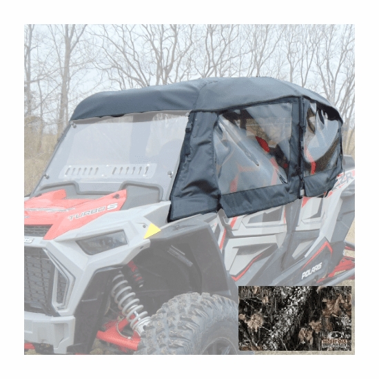 3 Star Camo Soft Upper Doors, Rear Window and Top - Polaris RZR XP 4 1000, XP 4 Turbo, S 4 1000, 4 900