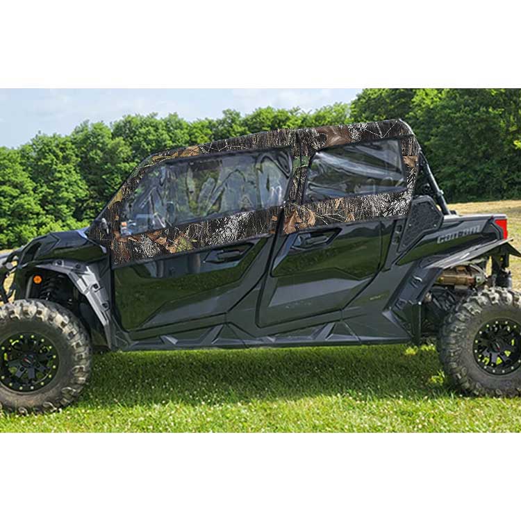 Can Am Maverick Sport Max Camo 3 Star Upper Doors & Rear Window