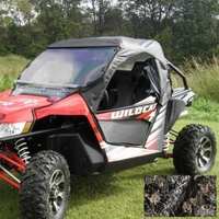 3 Star Camo Soft Upper Doors, Zippered Rear Window and Top - Arctic Cat Wildcat 1000, X
