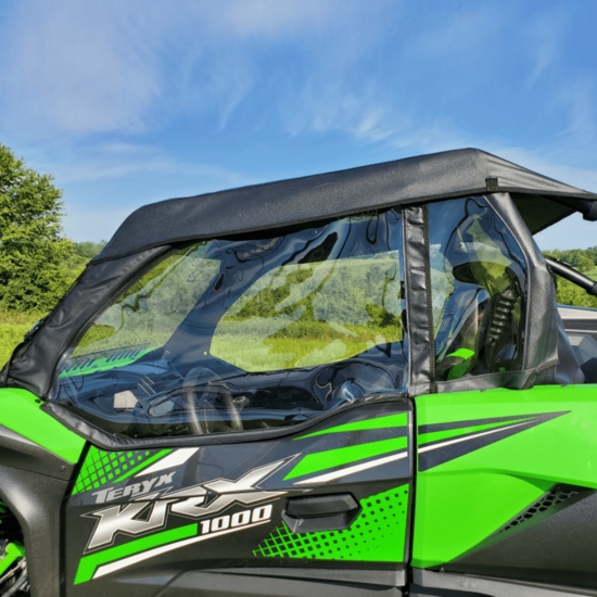 3 Star Camo Soft Upper Doors, Zippered Rear Window and Top - Kawasaki Teryx KRX 1000 - alt image 4