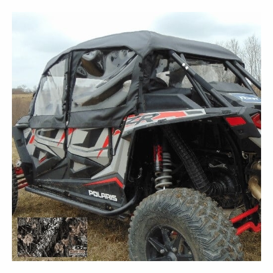 3 Star Camo Soft Upper Doors, Zippered Rear Window and Top - Polaris RZR XP 4 Turbo S