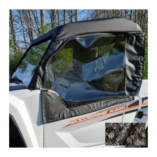 3 Star Camo Soft Upper Doors, Zippered Rear Window and Top - Yamaha Wolverine RMAX2 1000