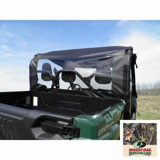 3 Star Camo Upper Doors w/ Zippers and Rear Window - Yamaha Viking 700