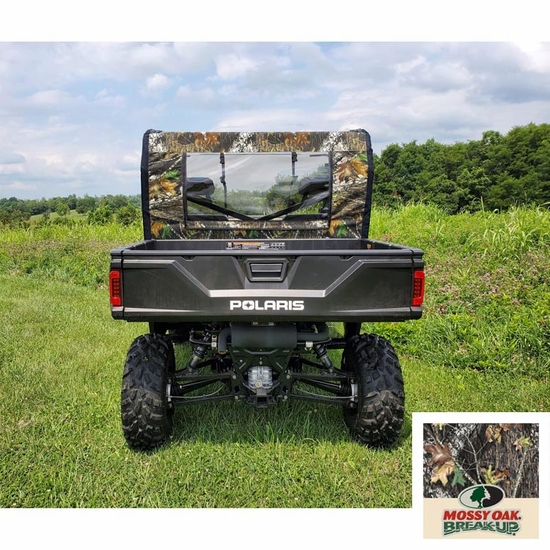 3 Star Camo Zippered Rear Soft Panel - 2010-14 Full Size Polaris Ranger 800 Crew, 206-24 570-6